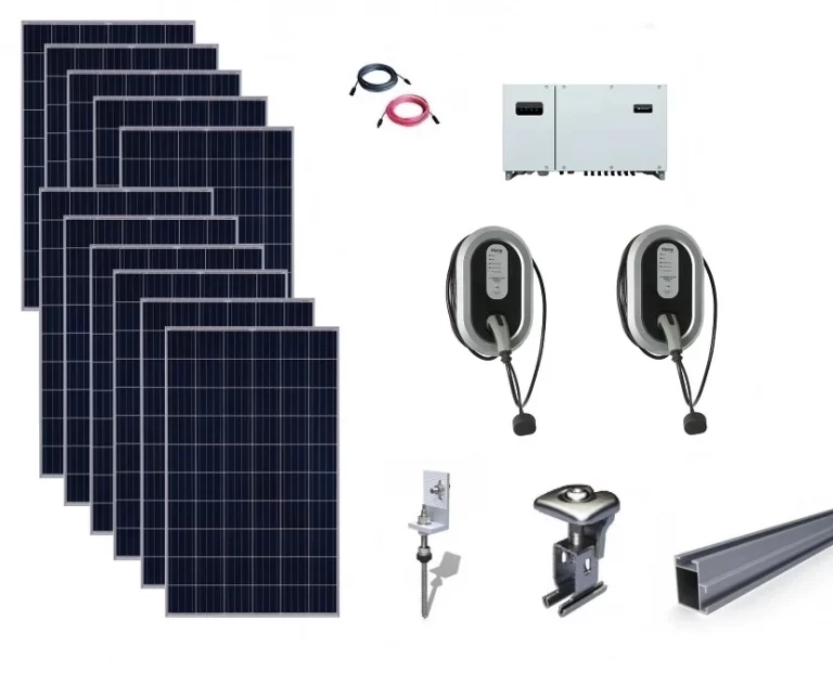 Pachet Sistem on-grid 27kWp Huawei + 2 x Statie de incărcare EV 22kW Ratio Olanda raza soare